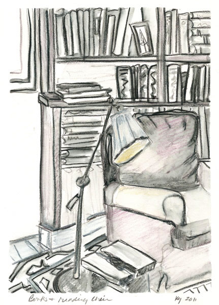Books and Chair